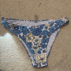 SHEIN Blue Floral Bikini Bottom